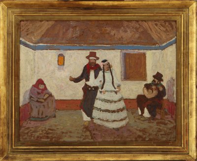 Dance at the Ranch by Pedro Figari